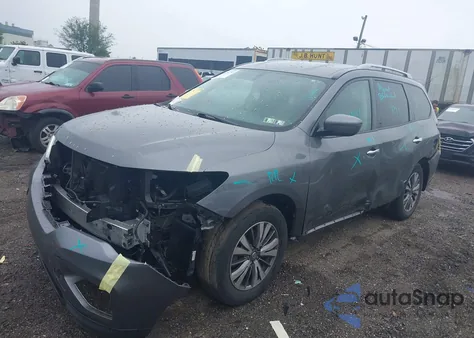 2019 Nissan Pathfinder Sv z USA, uszkodzony, nr VIN 5N1DR2MN0KC616920